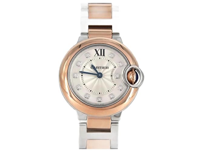 Cartier Ballon Bleu-SM PG Combi 11P W3BB0026 Wristwatch  ref.2168797