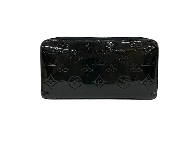 Louis Vuitton Long Wallet Black Patent leather  ref.2169317