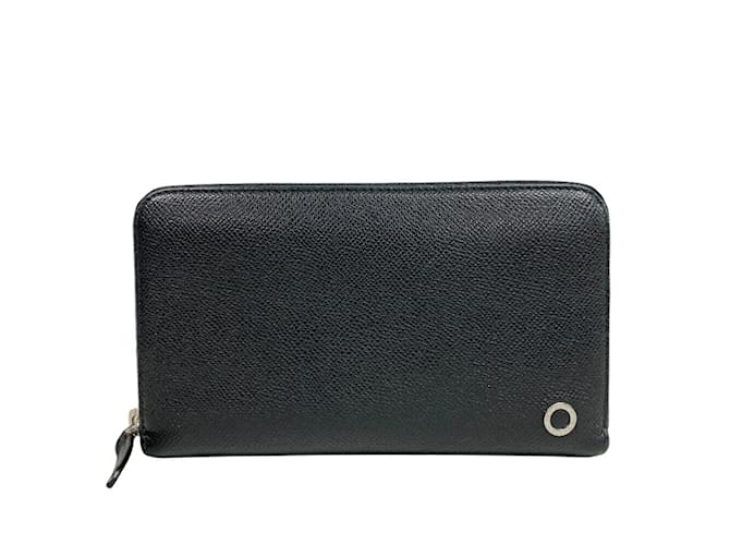 Bulgari Bvlgari Bvlgari Man Round B.zero1 Long Wallet Black Leather  ref.2169527