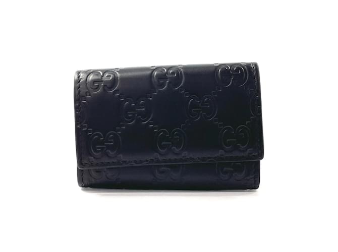 Gucci Black Leather Keycase  ref.2169618