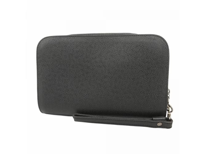 Louis Vuitton Taiga Baikal Clutch Bag Grey  ref.2169902