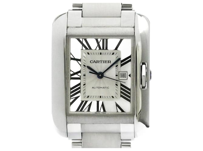 Cartier Tank Anglaise LM Steel Automatic Men's Watch  ref.2170329