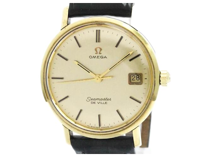 Vintage Omega Seamaster Cal 611 Gold Plated Hand-Winding Men's Watch  ref.2170386