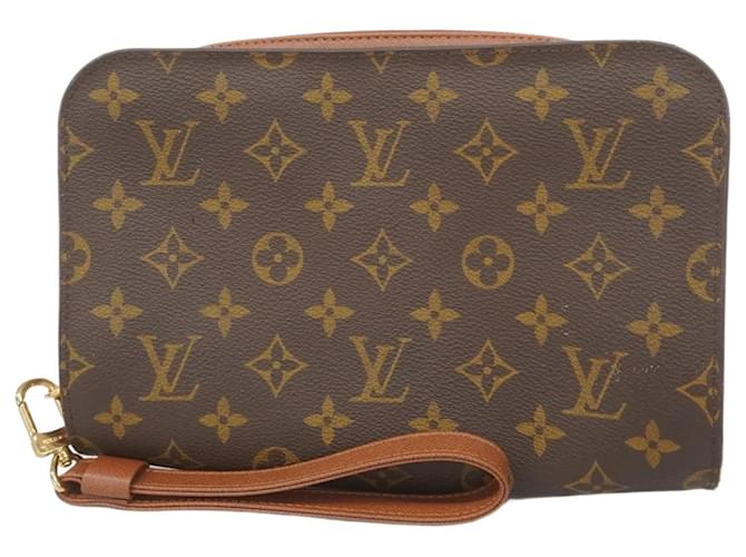 Louis Vuitton Clutch Bag Monogram Orsay M51790 Brown  ref.2170415