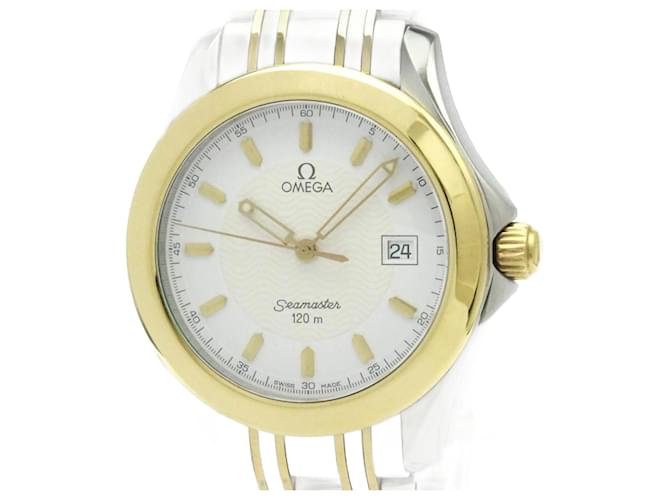 Omega Seamaster 120M 18K Gold Steel Quartz Men's Watch  ref.2170429