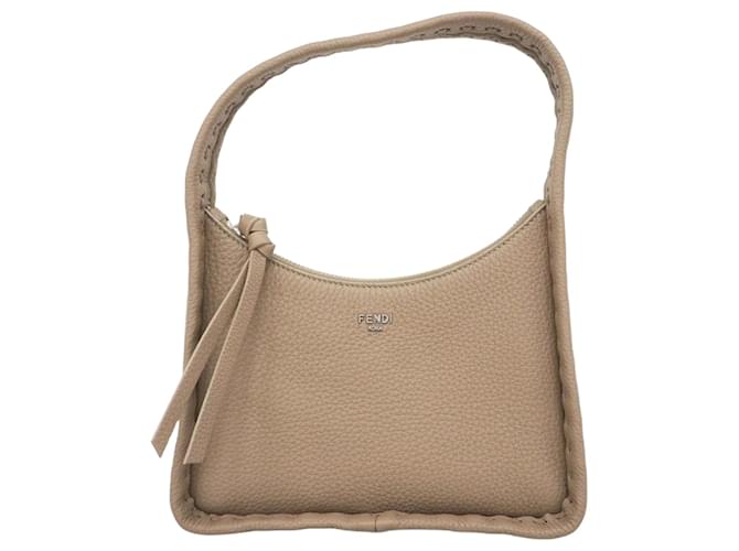 Fendi Selleria Fendsens Leather Handbag Brown  ref.2170582