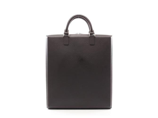 Louis Vuitton Monogram Glace Elvin Business Bag M46580 Brown Leather  ref.2170994