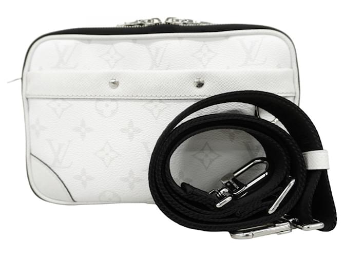 Louis Vuitton Taigarama Alpha M31069 Shoulder Bag White  ref.2171053