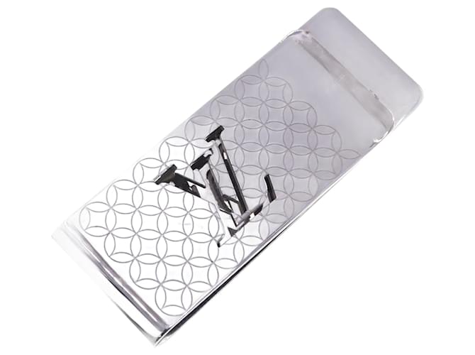 Louis Vuitton Money Clip Bill Champs Elysees M65041 Silvery  ref.2171395