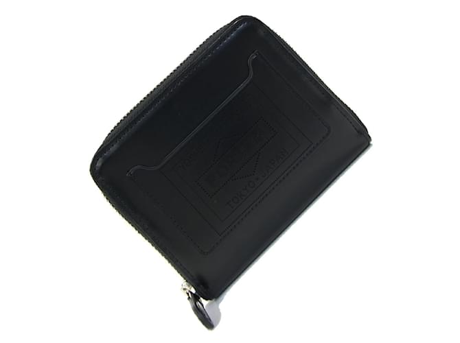 Freeman Porter Porter Round Wallet Bright Star 381-02960 Black Orange Leather  ref.2171426