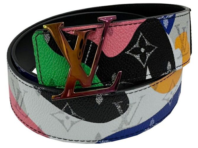 Louis Vuitton Santur Belt Black Multiple colors