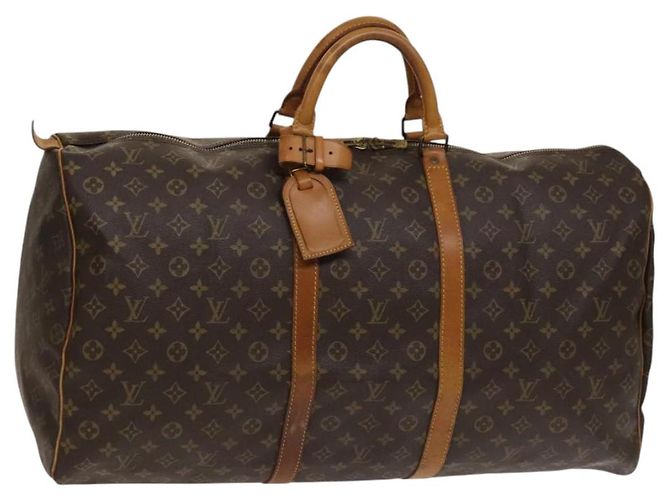 LOUIS VUITTON Monogram Keepall 60 Sac de Boston M41422 LV Auth 117757 Monogramme