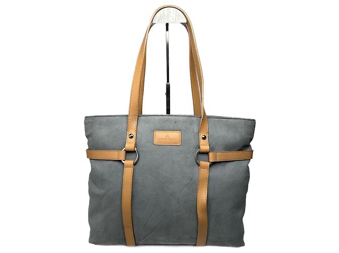 Sac à main en daim vintage Courreges gris