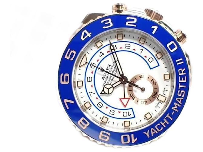 ROLEX YACHT-MASTERII SS x Everose Gold combination Benz Hand 116681 '20 Mens Silvery Steel  ref.2172074
