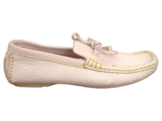 Mocasines Louis Vuitton Rosa de Cuero