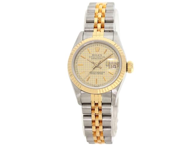 Rolex 69173 Datejust Houndstooth Watch  ref.2173481