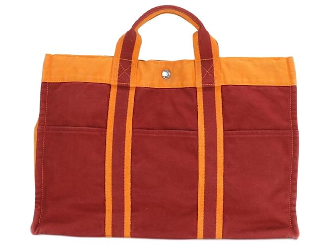 Hermès Hermes Foultou Shoulder Bag for Men Red Orange Dark red  ref.2173613