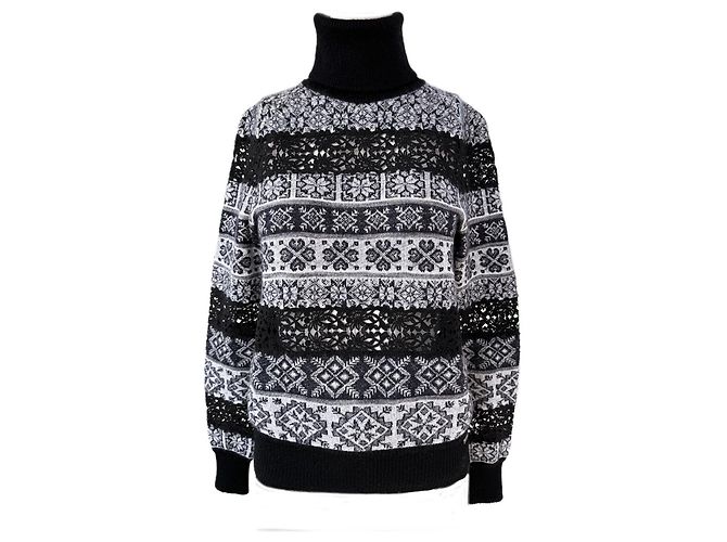 Chanel Paris / Rom Exquisite Runway Jumper 34 FR Schwarz
