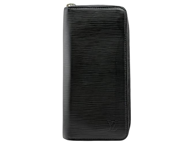 Louis Vuitton Epi Leather Long Wallet Black  ref.2174271