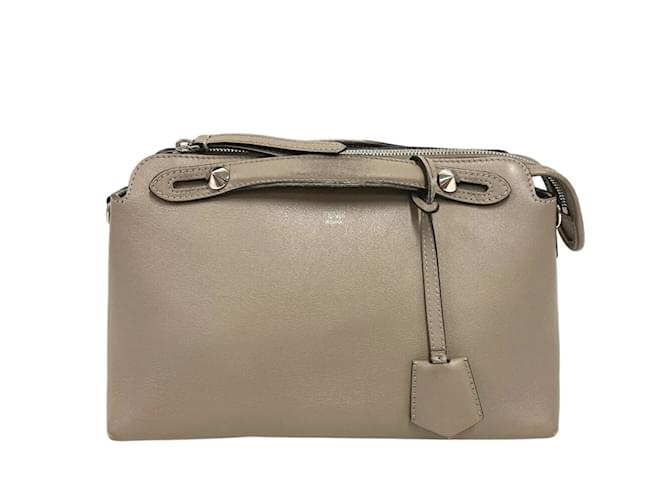 Fendi Beige Leather Handbag  ref.2174341