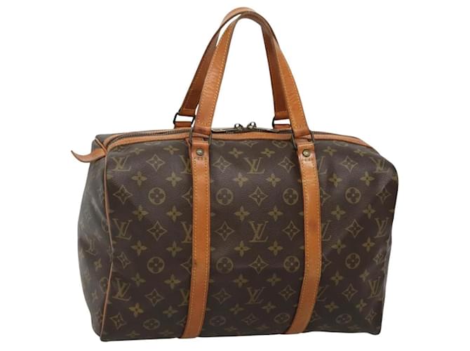 LOUIS VUITTON Monogram Sac Souple 35 Boston Bag M41626 LV Auth KD496 Cloth  ref.2174559