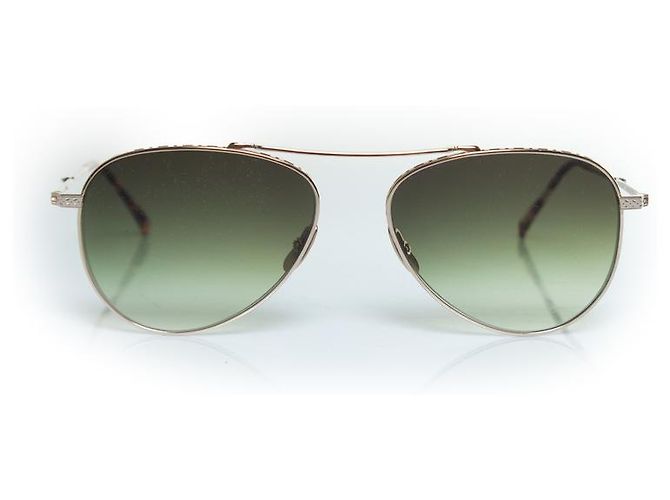 Autre Marque Sr. Leight, las gafas de sol de oro blanco de ICHI Dorado