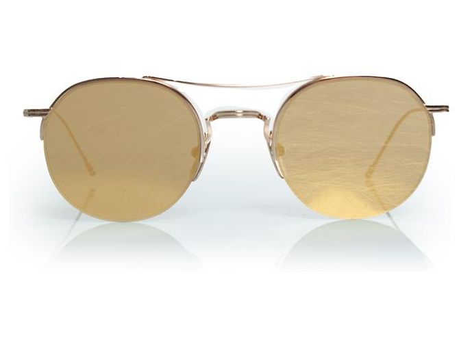 Occhiali da sole Thom Browne, TB 903 A T GLD 49 D'oro