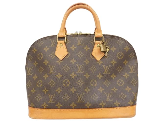 Louis Vuitton Monogram Alma Handbag Brown  ref.2174592