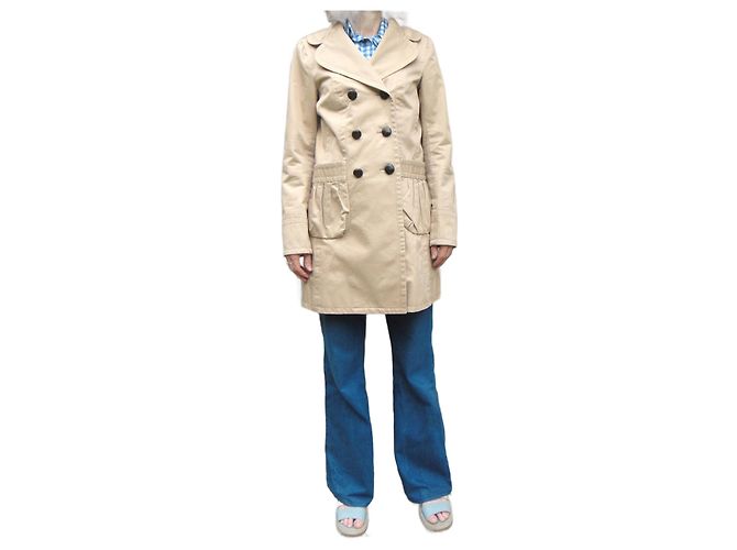Abrigo Marc by Marc Jacobs de algodón beige