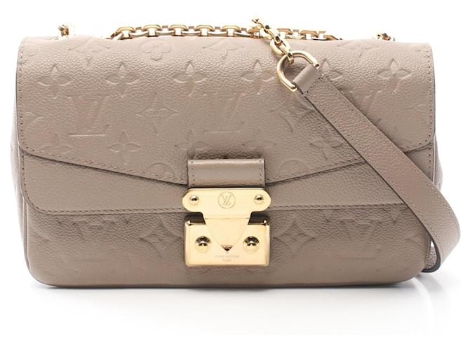 Louis Vuitton Monogram Empreinte Marceau Shoulder Bag M46199 Brown Beige Leather  ref.2174630