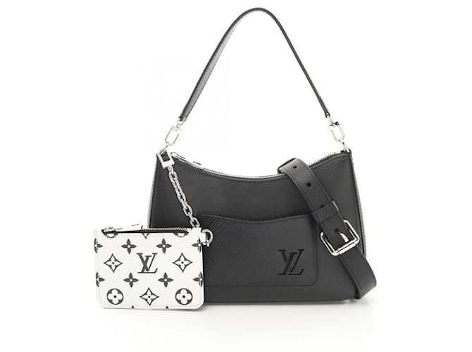 Louis Vuitton Epi Marelle Handbag M80689 Black Leather  ref.2174633