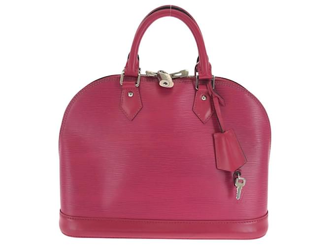 Louis Vuitton Epi Alma Handbag M40490 Pink Leather  ref.2174692