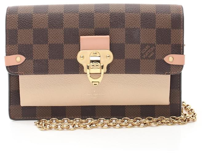 Louis Vuitton Damier Portefeuille Vavin Shoulder Bag N60237 Brown Cloth  ref.2174718