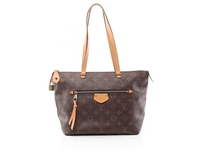 Louis Vuitton Monogram Iena PM Tote Bag M42268 Brown Cloth  ref.2174722