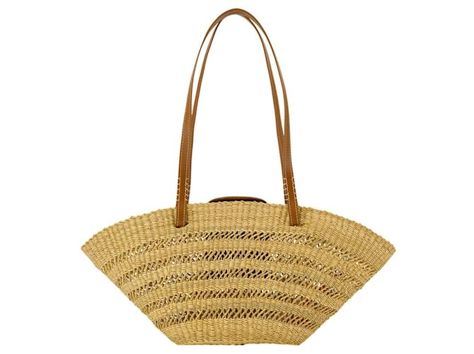 Panier Pm Shoulder Bag - Vanessa Bruno - Leather - Brown Pony-style calfskin  ref.2174761