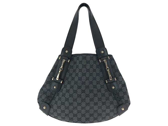 Gucci GG Canvas Horsebit 2way bag 292927 Black Cloth  ref.2174832