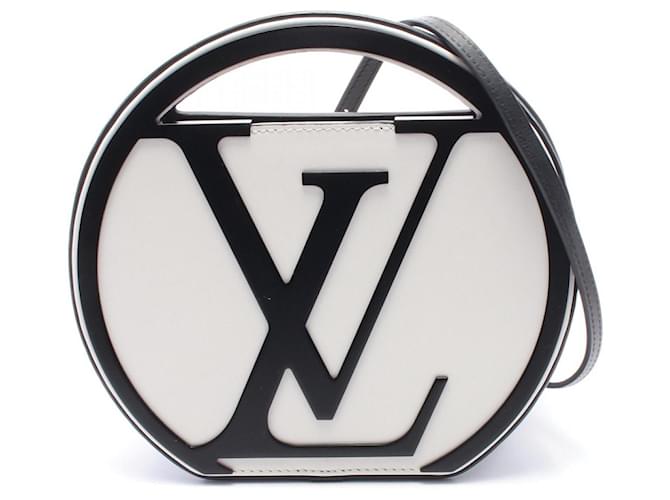 Louis Vuitton Leather Around Me LV Handbag M25109 White  ref.2174849