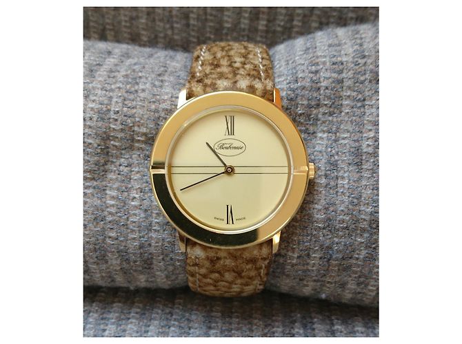 Autre Marque Relógio de quartzo Borbonese, ref. 2005 0333 Swiss Made Dourado