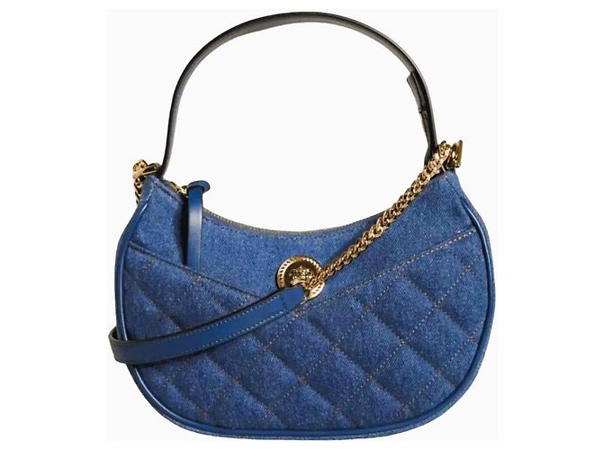Borsa VERSACE "La Medusa" denim blu