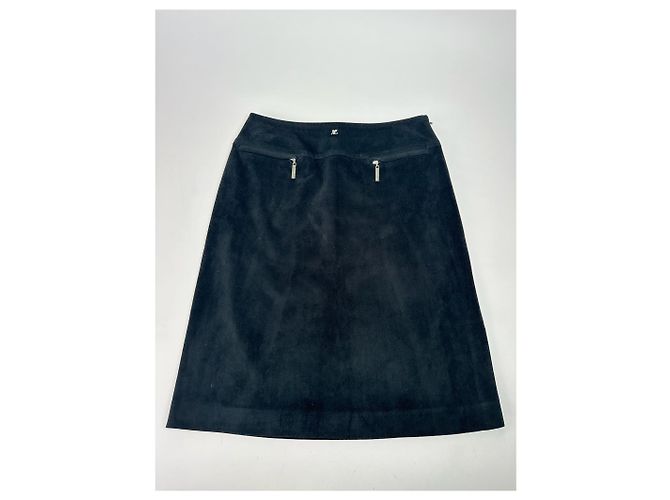 Vintage Courreges Rock schwarz