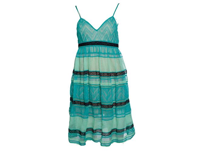 Vestido verde sin mangas Missoni M
