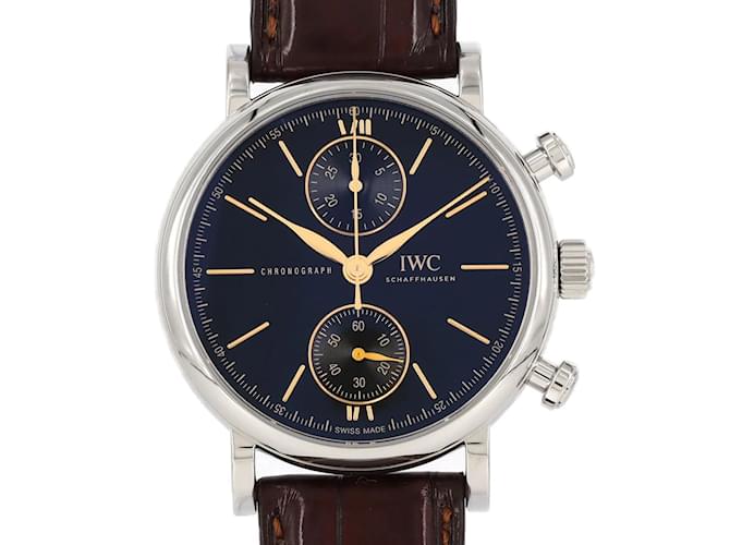 IWC Portofino Chronograph 39 IW391404 Stainless Steel Wristwatch  ref.2176613