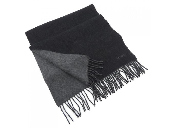 Hermès Hermes Cashmere Stole Brown Black