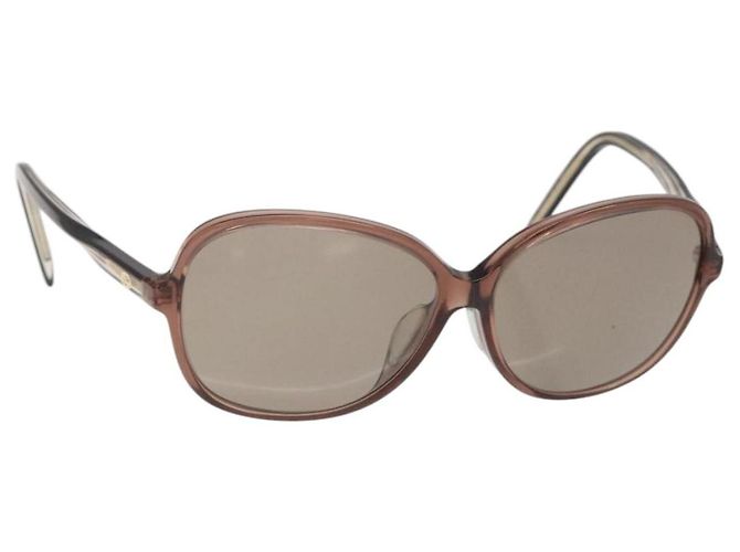 GUCCI Sunglasses plastic Brown Auth ar13400