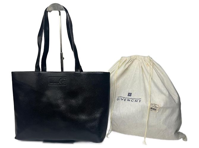 Vintage Givenchy Leather Shopper black
