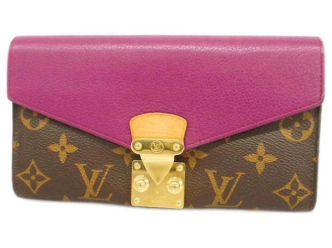 Portafoglio Lungo Monogram Pallas Louis Vuitton Marrone
