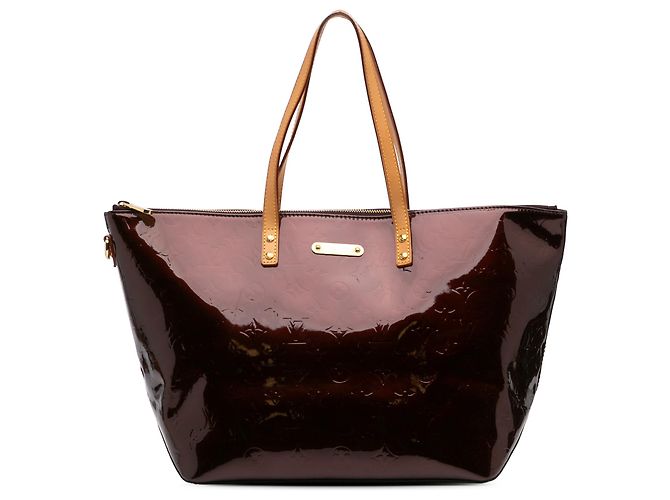 Louis Vuitton Monogram Vernis Rosso Bellevue GM Bordò