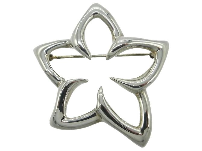 Tiffany & Co Spilla Fiore Plumeria Tiffany Argento