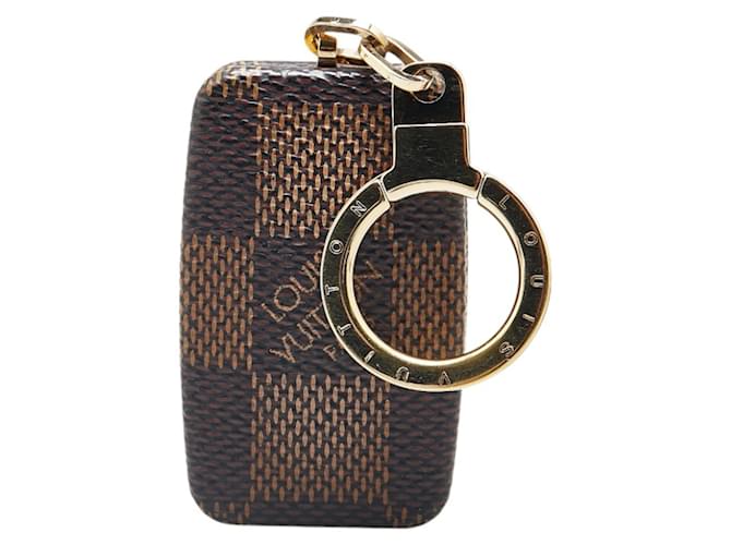 Louis Vuitton Damier Astropil Keychain Brown Golden  ref.2180333