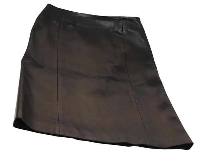 Christian Dior Rock aus Lammleder schwarz Auth am8156